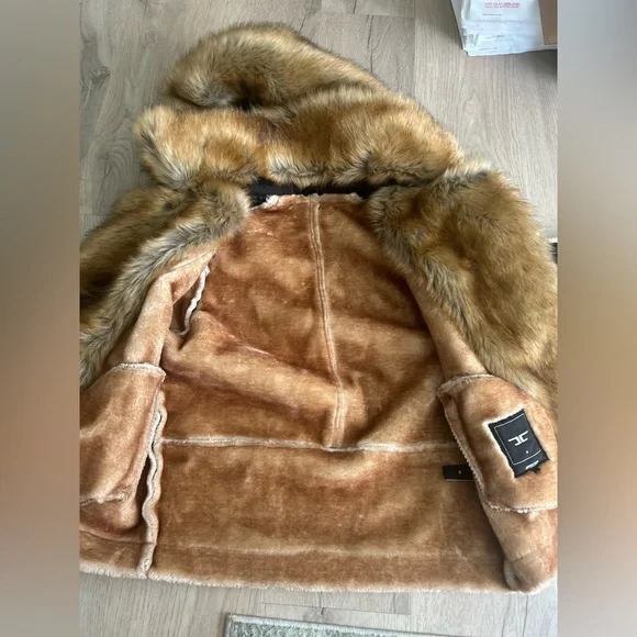 NWOT Jordan Craig Cotton Black and Tan Jacket - Picture 8 of 12